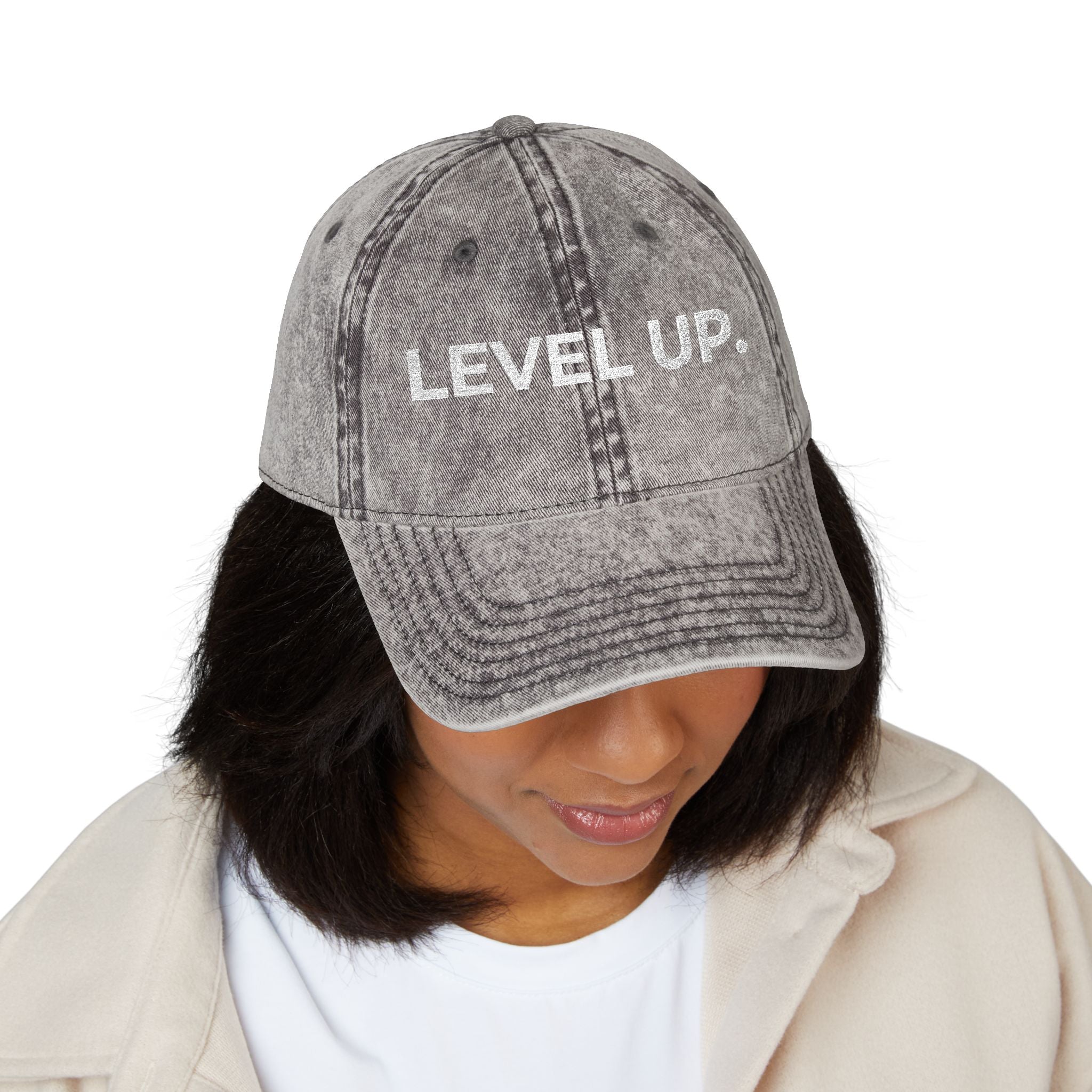 A.X.I.S Level Up. Embroidered Vintage Cap – Baseball Hat