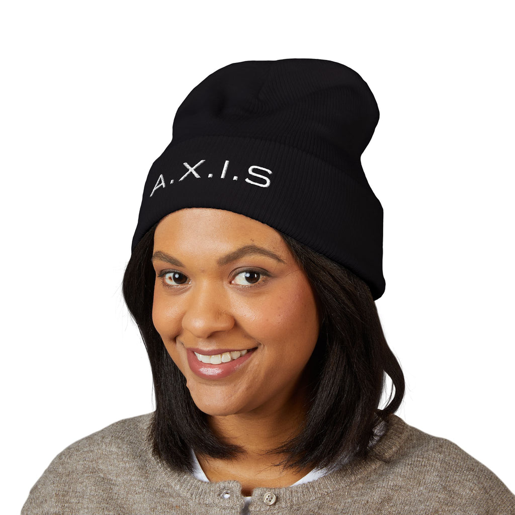 A.X.I.S Embroidered Cuffed Beanie