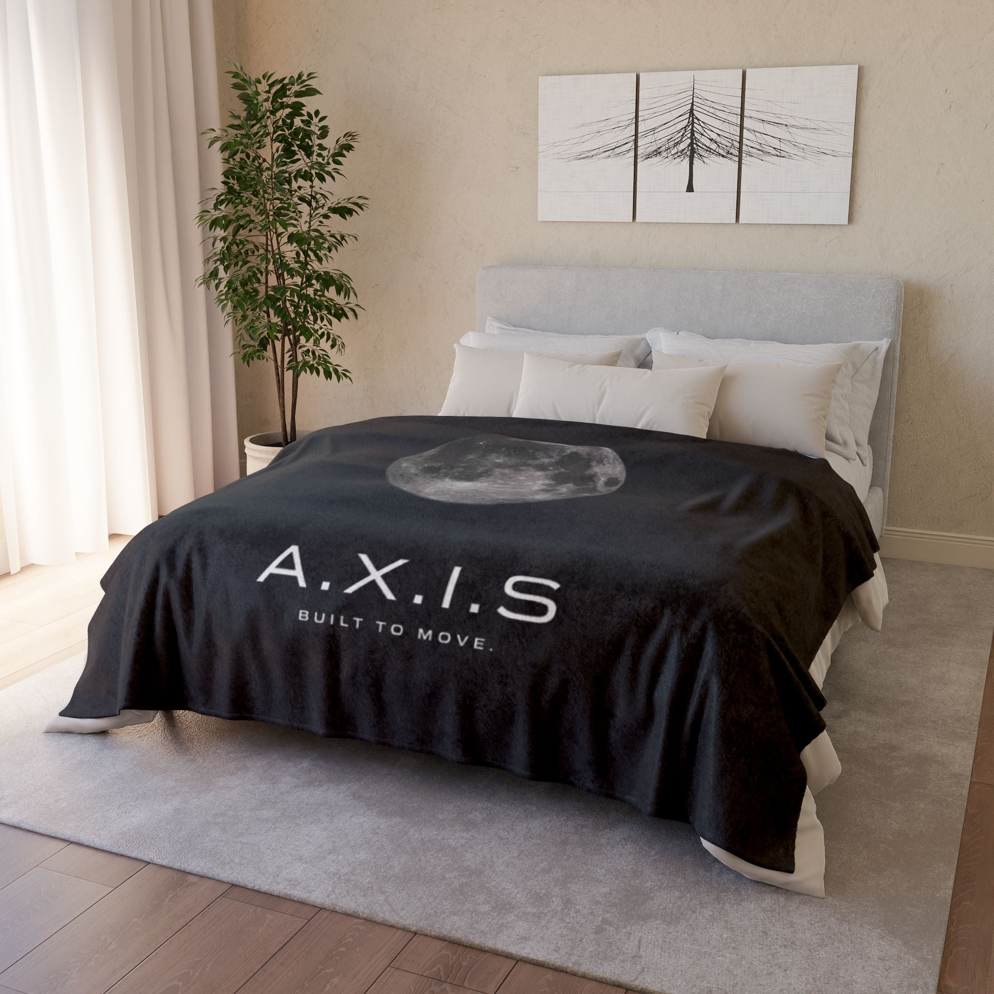 A.X.I.S Moon/Space - Fleece Blanket