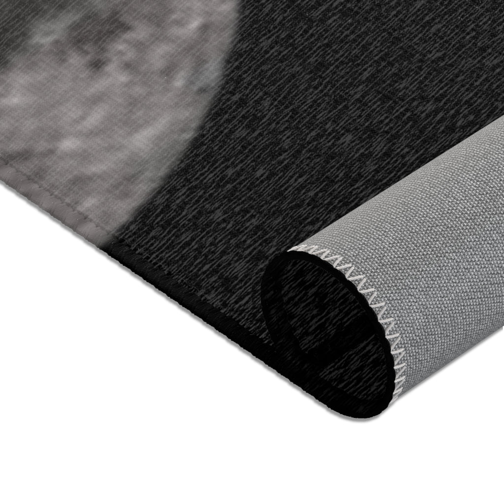 A.X.I.S. 'Built to Move' Moon -Logo Area Rug