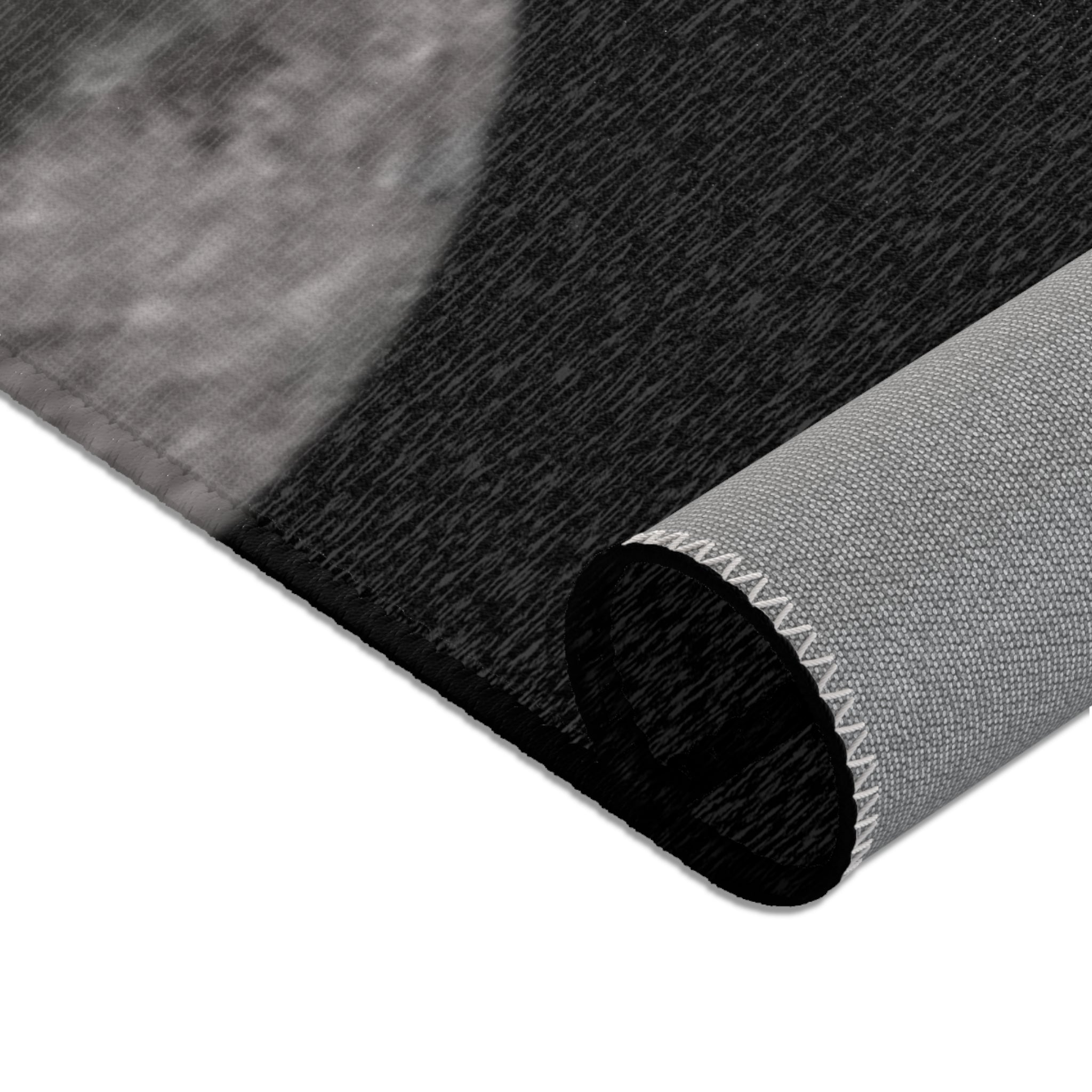 A.X.I.S. 'Built to Move' Moon -Logo Area Rug