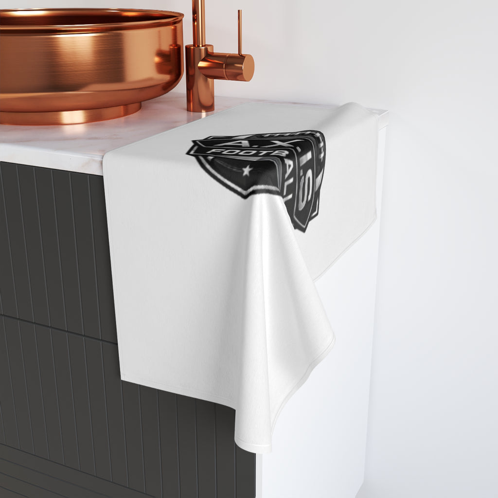 A.X.I.S Football Hand Towel — White Sports Gym Towel