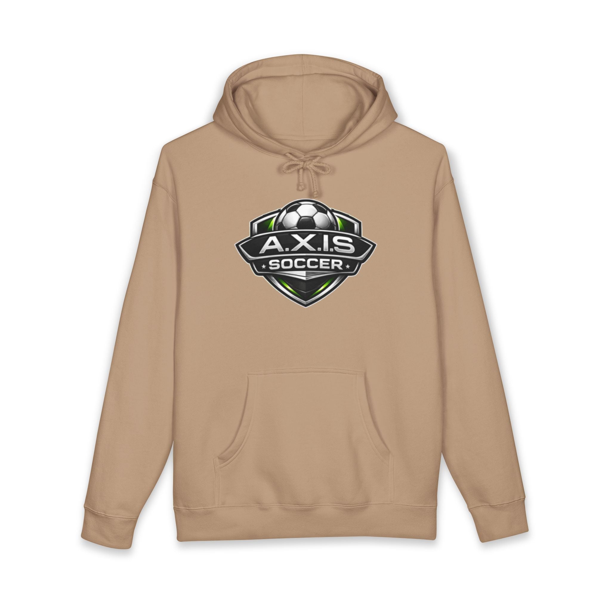 A.X.I.S SOCCER PREMIUM HEAVY Hoodie- Center Logo