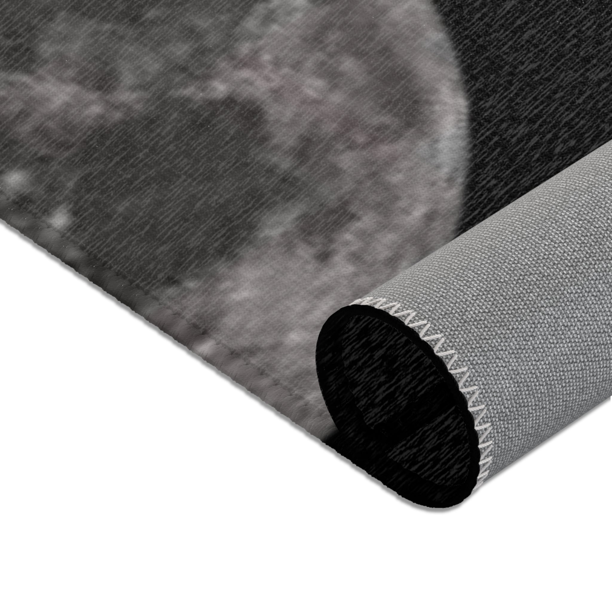 A.X.I.S. 'Built to Move' Moon -Logo Area Rug