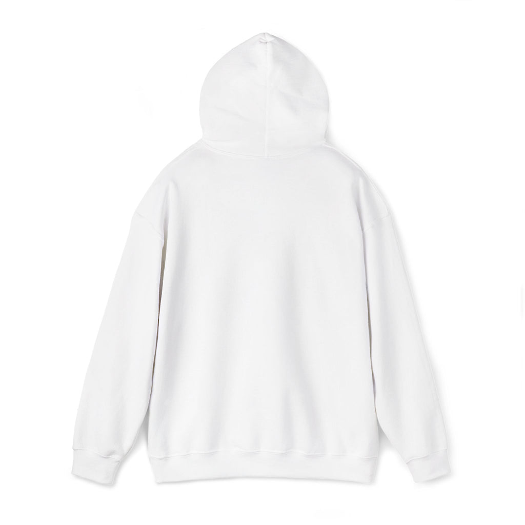 A.X.I.S Center Logo Hoodie — Clean White Embroidered