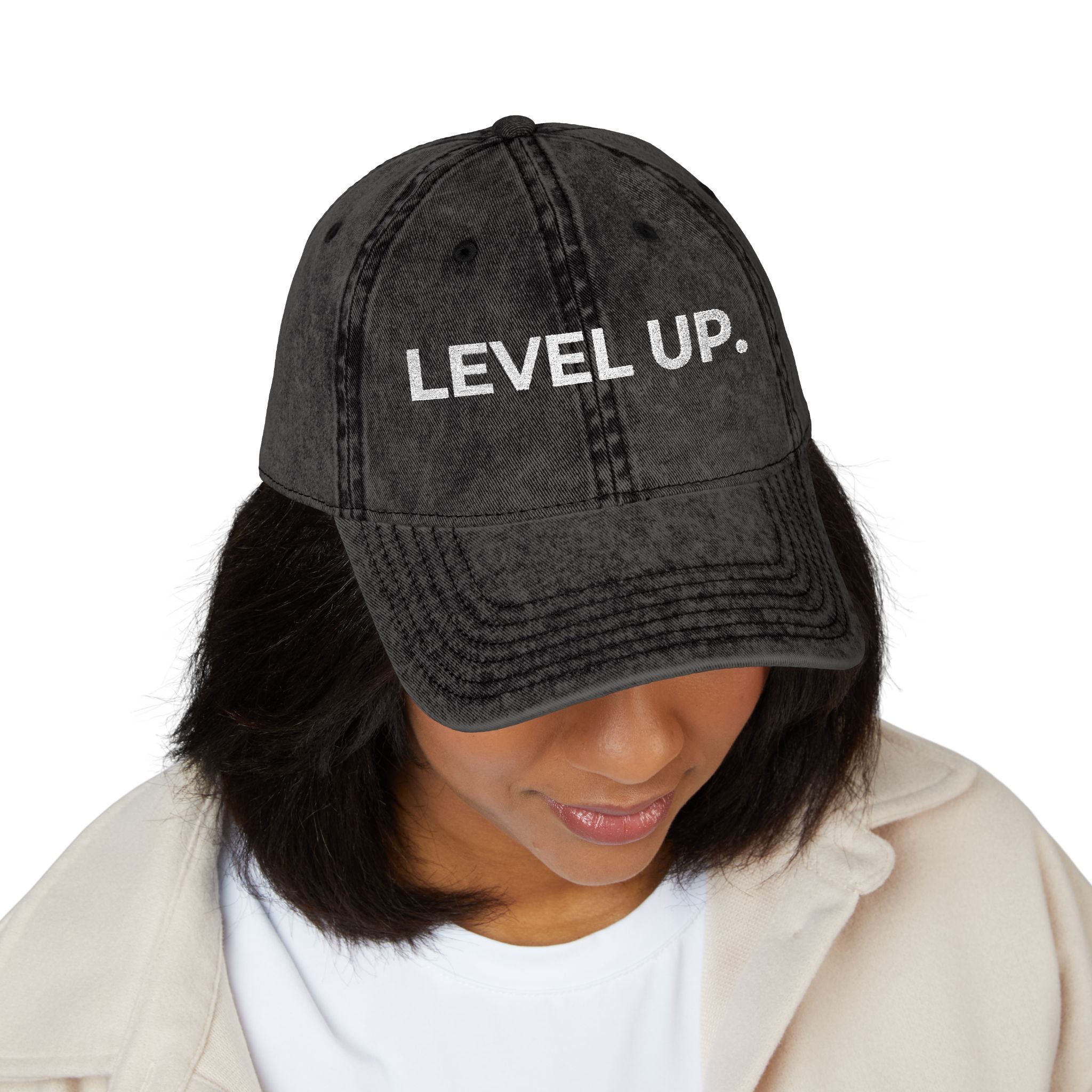A.X.I.S Level Up. Embroidered Vintage Cap – Baseball Hat