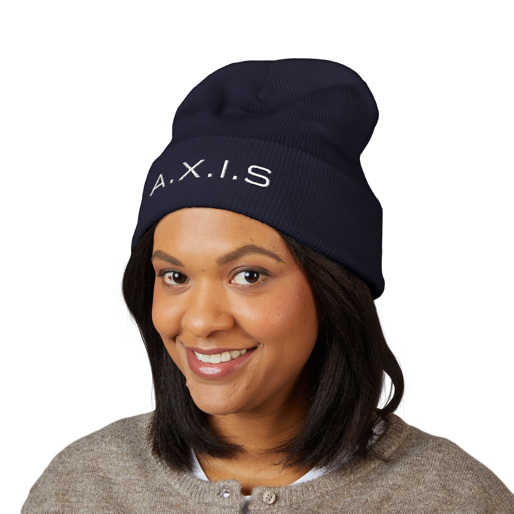 A.X.I.S Embroidered Cuffed Beanie