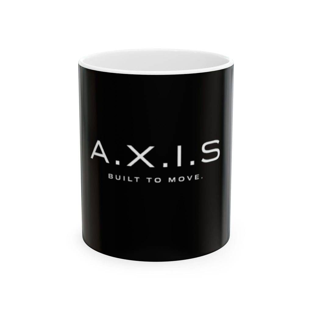A.X.I.S. 'Built to Move' Ceramic Mug – Coffee Cup (11oz & 15oz)
