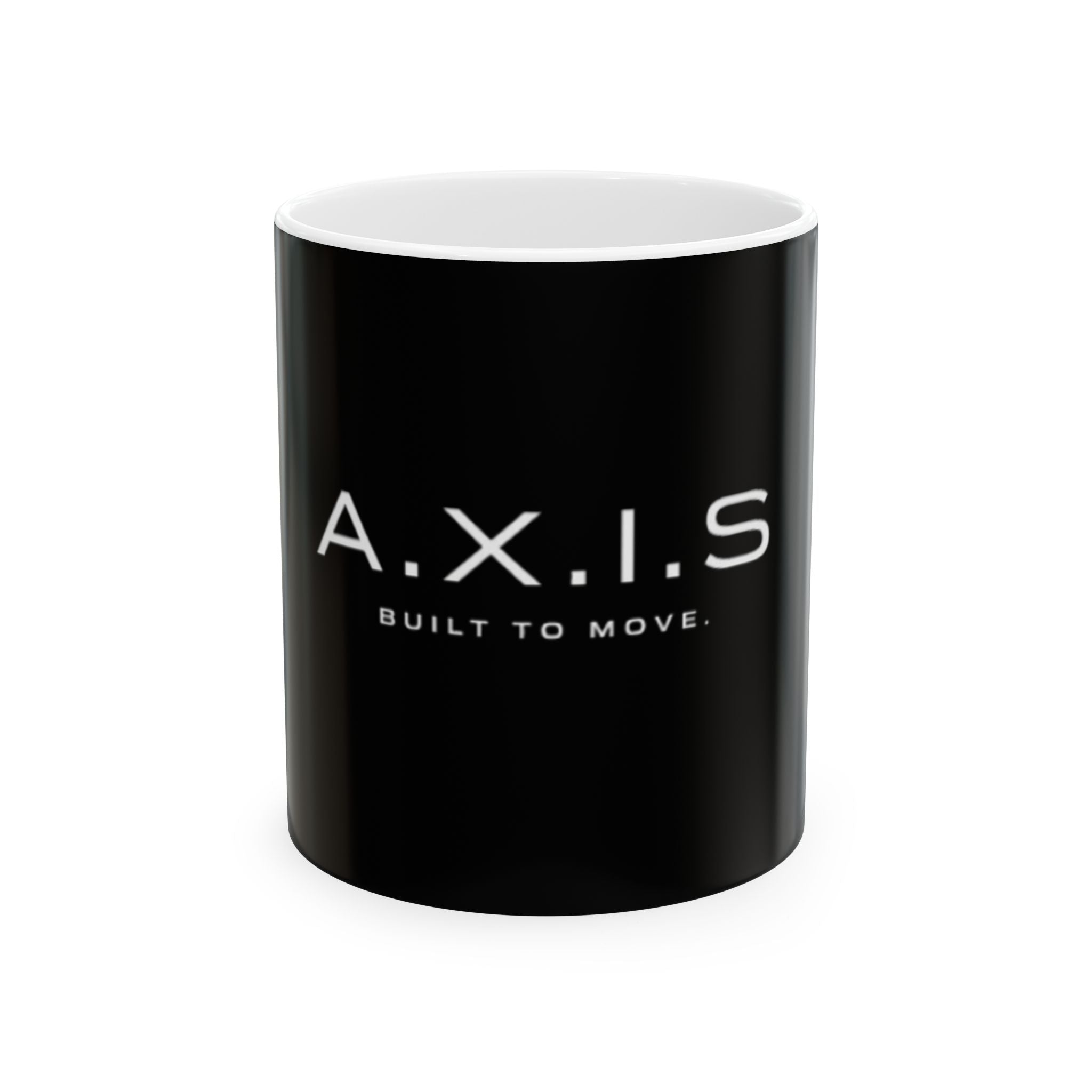 A.X.I.S. 'Built to Move' Ceramic Mug – Coffee Cup (11oz & 15oz)