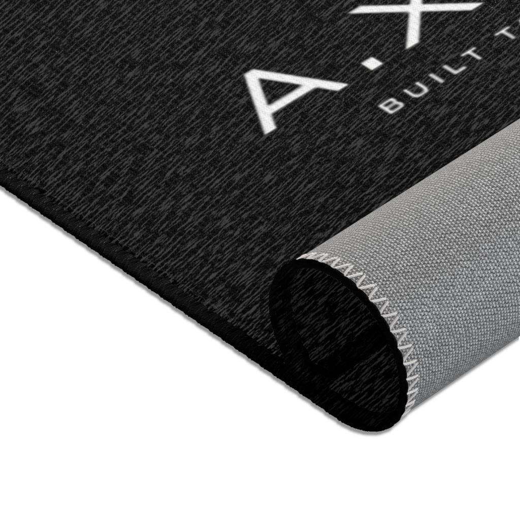 A.X.I.S. 'Built to Move' Moon -Logo Area Rug