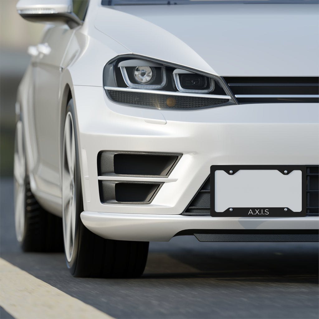 A.X.I.S Metal License Plate Frame Sleek Simple Design
