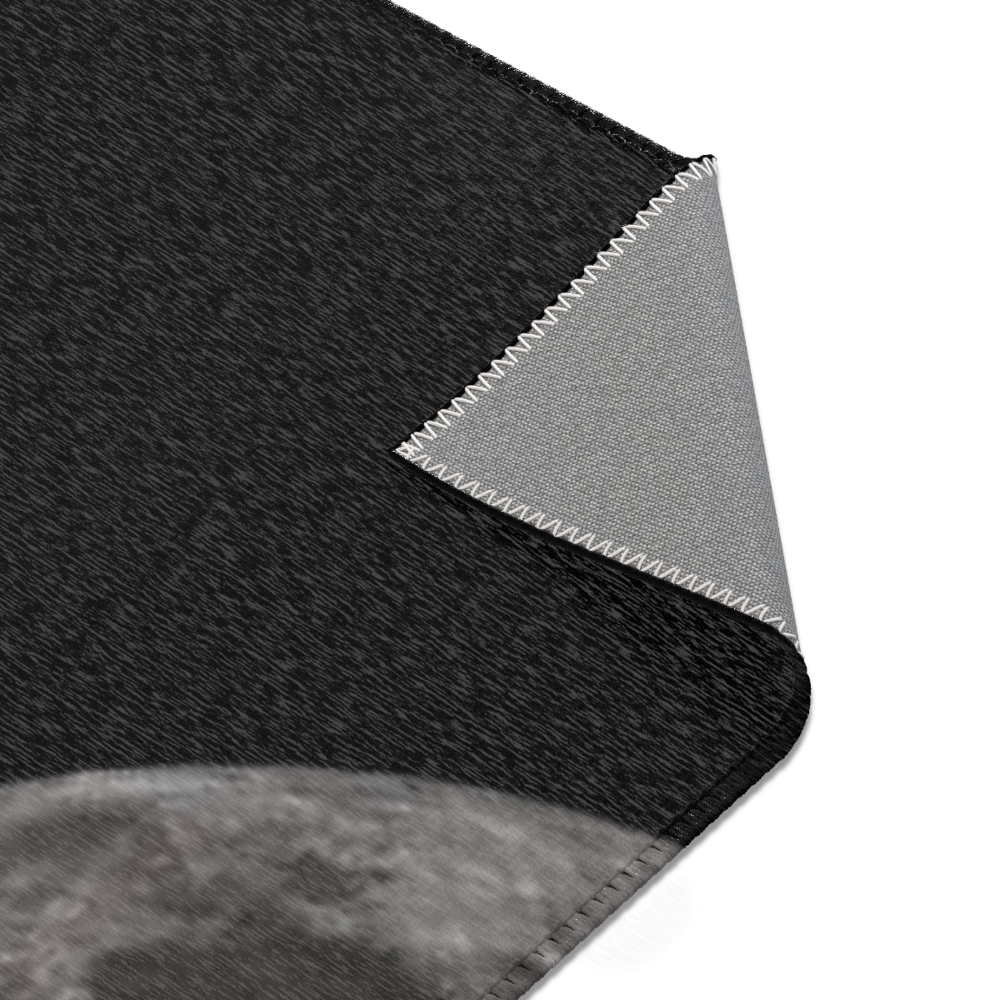 A.X.I.S. 'Built to Move' Moon -Logo Area Rug