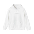 A.X.I.S Center Logo Hoodie — Clean White Embroidered