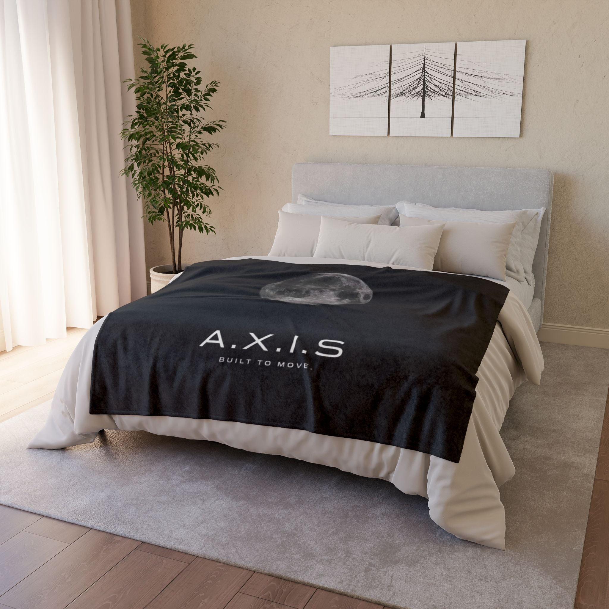 A.X.I.S Moon/Space - Fleece Blanket