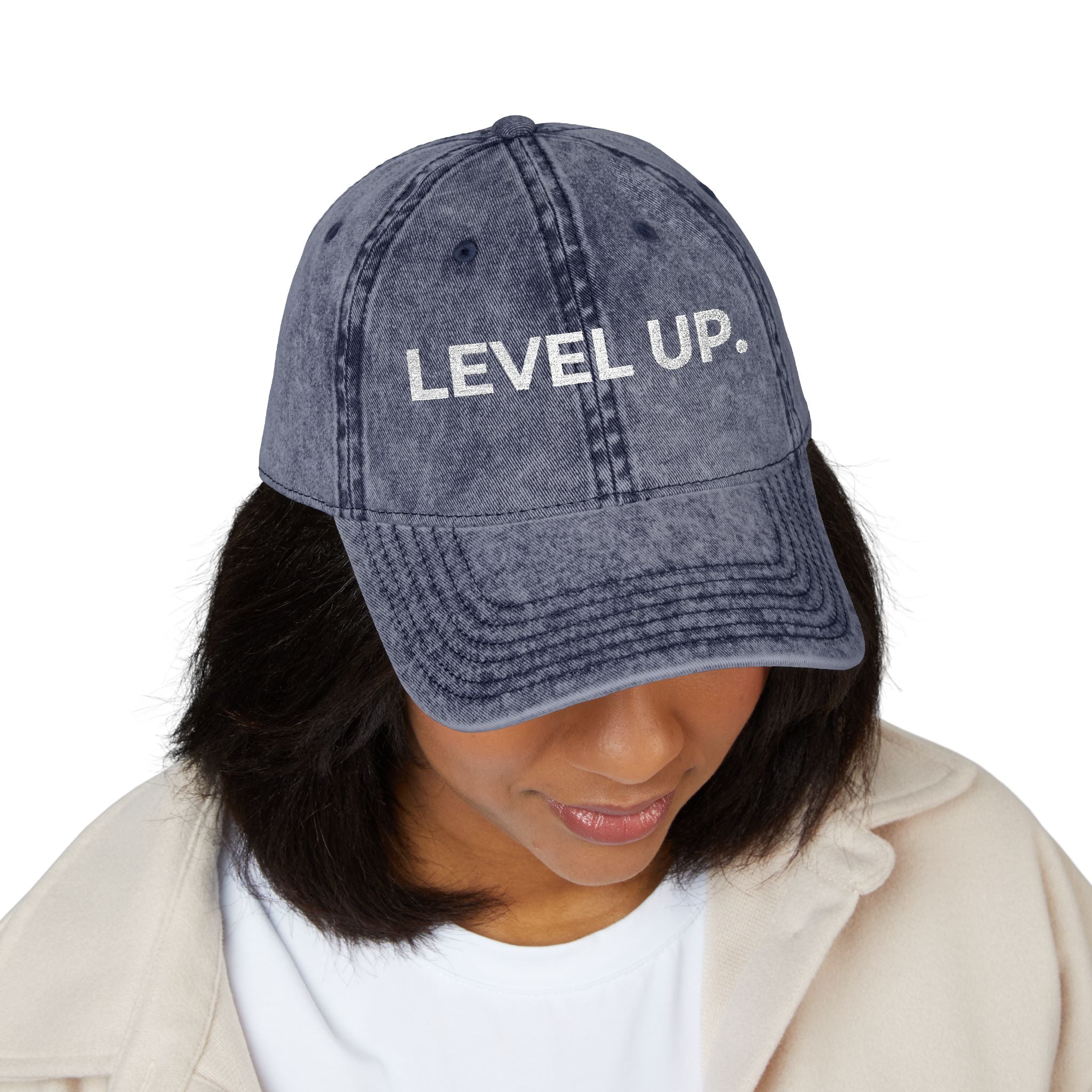 A.X.I.S Level Up. Embroidered Vintage Cap – Baseball Hat