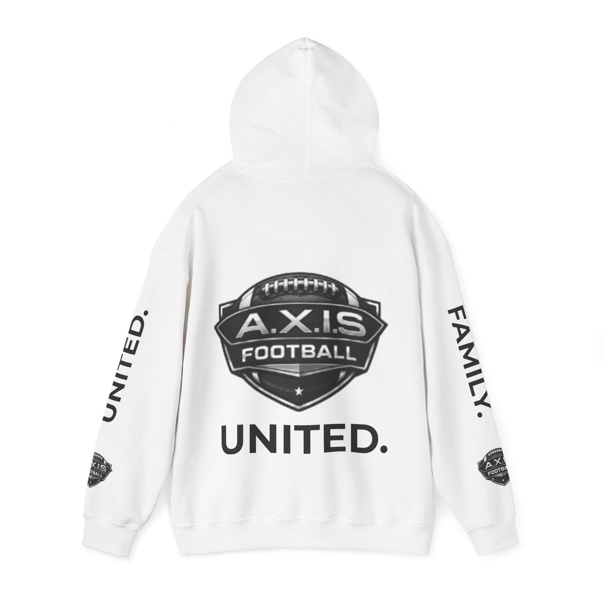 A.X.I.S. Football United Hoodie – "A.X.I.S. Family. United." Athletic Team Pullover