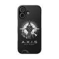 A.X.I.S Built To Move Design Phone Case WITH CARD HOLDER IMBEDDED IN CASE
